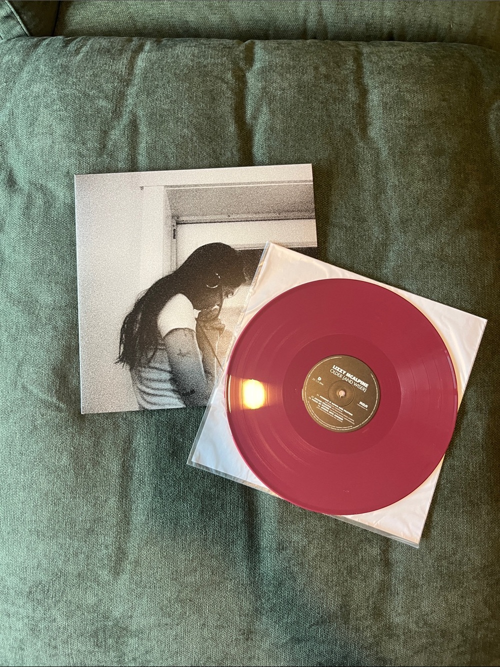 lizzy mcalpine older and wiser urban outfitters red vinyl